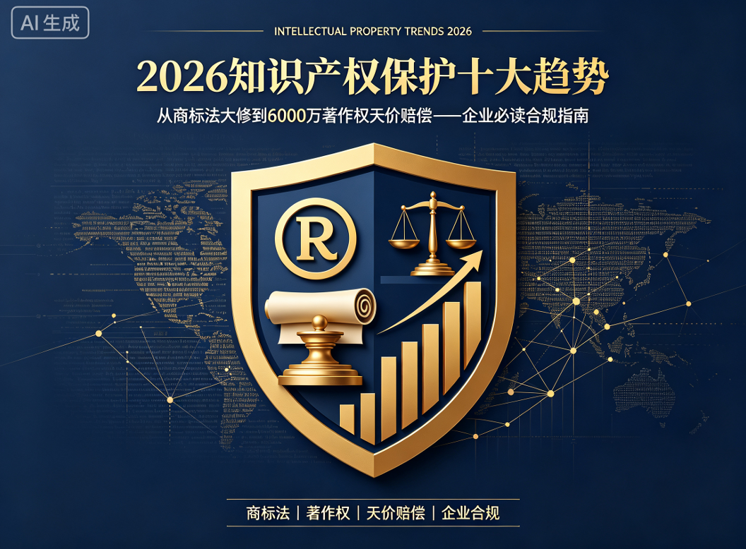 2026知识产权保护十大趋势：从商标法大修到6000万著作权天价赔偿——企业必读
