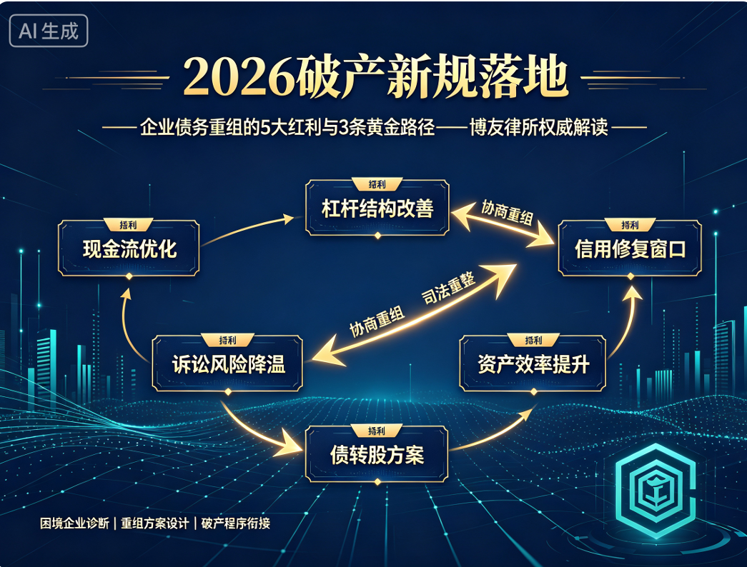 2026破产新规落地|企业债务重组的5大红利与3条黄金路径——博友律所权威解读(图1)